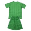 Officiële Voetbalshirt + Korte Broek Doelman Arsenal 2025-26 Groene - Kids